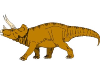 Sticker Custom Preview Image #022659 Animals Dinosaurs Triceratops01