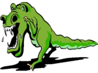 Sticker Custom Preview Image #022675 Animals Dinosaurs Tyrann Rex Roaring