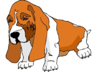 Sticker Custom Preview Image #022703 Animals Domesticated Basset Hound5