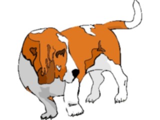 Sticker Custom Preview Image #022704 Animals Domesticated Basset Hound6