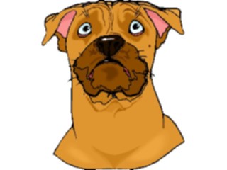 Sticker Custom Preview Image #022719 Animals Domesticated Boxer Face