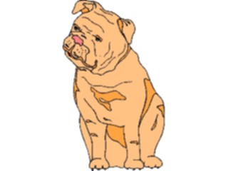 Sticker Custom Preview Image #022720 Animals Domesticated Bulldog1