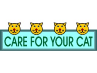 Sticker Custom Preview Image #022728 Animals Domesticated Care For Your Cat