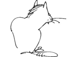 Sticker Custom Preview Image #022736 Animals Domesticated Cat06