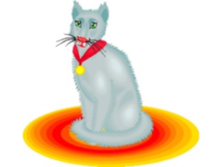 Sticker Custom Preview Image #022771 Animals Domesticated Cat41