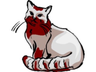 Sticker Custom Preview Image #022772 Animals Domesticated Cat42