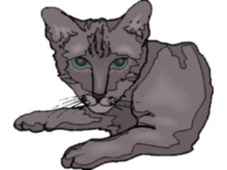 Sticker Custom Preview Image #022816 Animals Domesticated Cat86