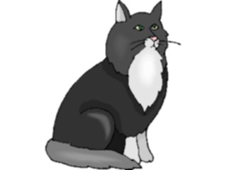 Sticker Custom Preview Image #022820 Animals Domesticated Cat90