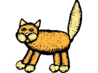 Sticker Custom Preview Image #022822 Animals Domesticated Cat92