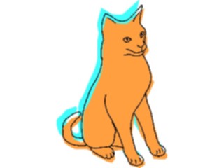 Sticker Custom Preview Image #022824 Animals Domesticated Cat94