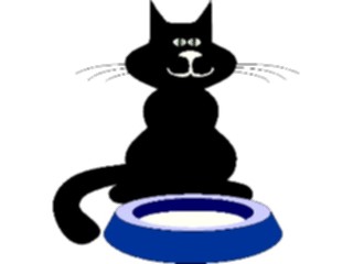 Sticker Custom Preview Image #022843 Animals Domesticated Cat Milk