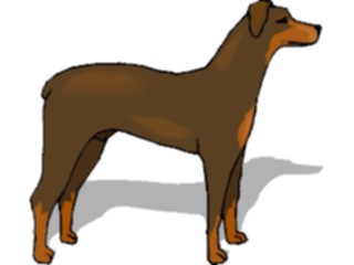 Sticker Custom Preview Image #022897 Animals Domesticated Doberman6