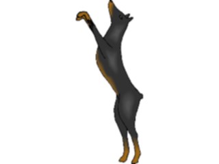 Sticker Custom Preview Image #022898 Animals Domesticated Doberman7