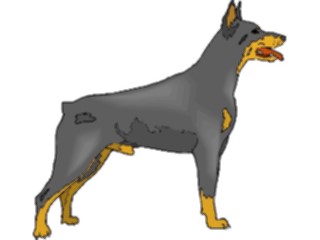 Sticker Custom Preview Image #022899 Animals Domesticated Doberman8