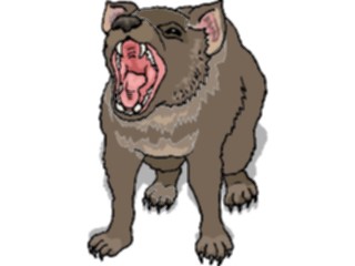 Sticker Custom Preview Image #023057 Animals Domesticated Dog Barking1