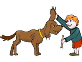 Sticker Custom Preview Image #023062 Animals Domesticated Dog Boy