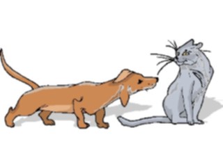 Sticker Custom Preview Image #023064 Animals Domesticated Dog Cat1