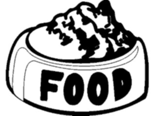 Sticker Custom Preview Image #023069 Animals Domesticated Dog Dish