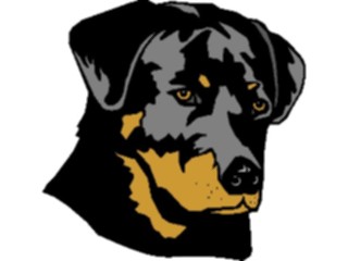 Sticker Custom Preview Image #023077 Animals Domesticated Dog Face01