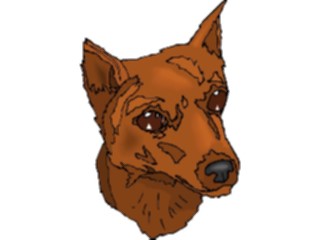 Sticker Custom Preview Image #023080 Animals Domesticated Dog Face04
