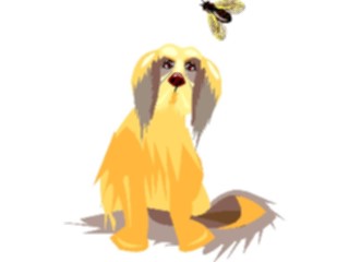 Sticker Custom Preview Image #023101 Animals Domesticated Dog Fly
