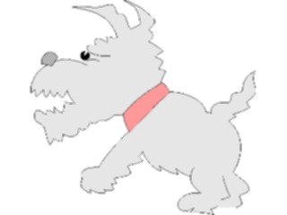 Sticker Custom Preview Image #023103 Animals Domesticated Dog Gray