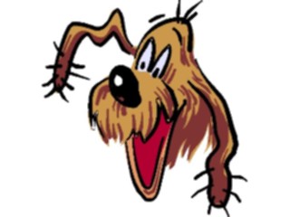 Sticker Custom Preview Image #023104 Animals Domesticated Dog Happy1