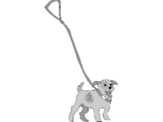 Sticker Custom Preview Image #023114 Animals Domesticated Dogon Leash