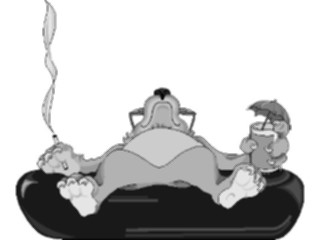 Sticker Custom Preview Image #023119 Animals Domesticated Dog Relaxing