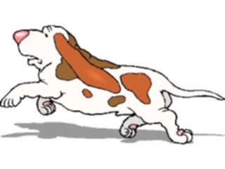 Sticker Custom Preview Image #023120 Animals Domesticated Dog Running1