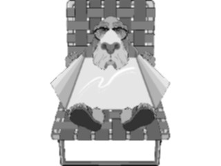 Sticker Custom Preview Image #023130 Animals Domesticated Dog Sunning