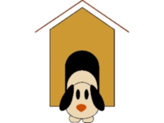 Sticker Custom Preview Image #023138 Animals Domesticated Doghouse4