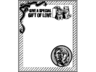 Sticker Custom Preview Image #023144 Animals Domesticated Giftof Love Frame