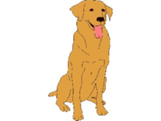Sticker Custom Preview Image #023145 Animals Domesticated Golden Retriever1