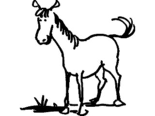 Sticker Custom Preview Image #023159 Animals Domesticated Horse03