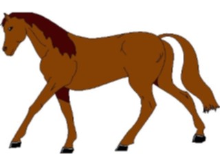 Sticker Custom Preview Image #023163 Animals Domesticated Horse07
