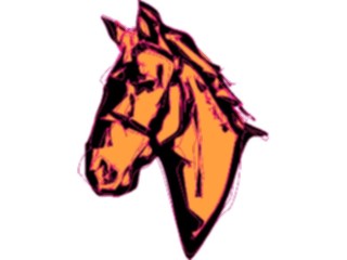 Sticker Custom Preview Image #023166 Animals Domesticated Horse10