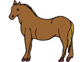 Sticker Custom Preview Image #023186 Animals Domesticated Horse30
