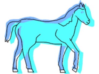 Sticker Custom Preview Image #023216 Animals Domesticated Horse60