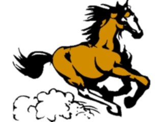 Sticker Custom Preview Image #023227 Animals Domesticated Horse Galloping2