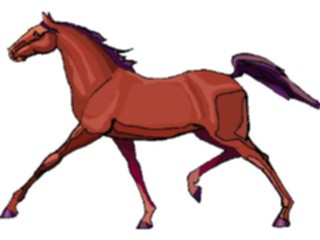 Sticker Custom Preview Image #023228 Animals Domesticated Horse Galloping3