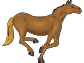 Sticker Custom Preview Image #023229 Animals Domesticated Horse Galloping4