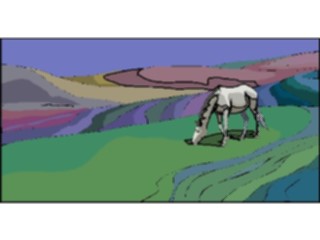Sticker Custom Preview Image #023233 Animals Domesticated Horse Grazing2