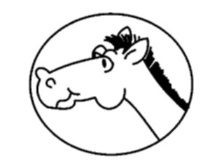 Sticker Custom Preview Image #023234 Animals Domesticated Horse Head