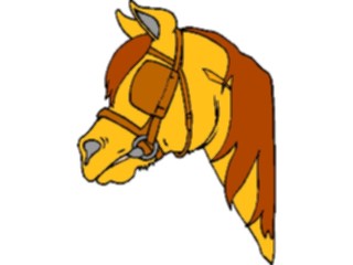 Sticker Custom Preview Image #023239 Animals Domesticated Horse Profile