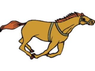 Sticker Custom Preview Image #023242 Animals Domesticated Horse Running2
