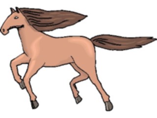 Sticker Custom Preview Image #023243 Animals Domesticated Horse Running3