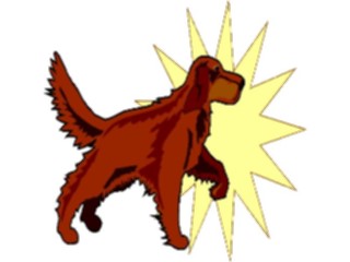 Sticker Custom Preview Image #023256 Animals Domesticated Irish Setter