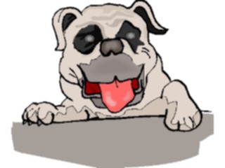 Sticker Custom Preview Image #023281 Animals Domesticated Pug
