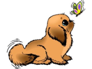 Sticker Custom Preview Image #023284 Animals Domesticated Puppy2